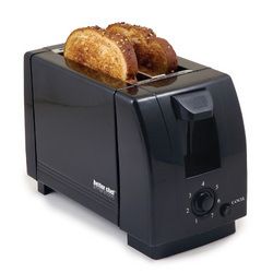 Better Chef 2-Slice Black Toaster