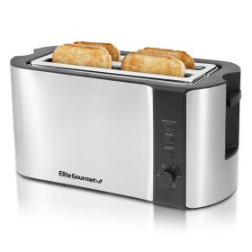 Elite Gourmet ECT-3100 4 Slice Long Toaster