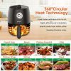 Air Fryer 2Qt Air Fryer Oven With Time/Temp Control, Air Fryer Liner