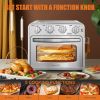 Chef Air Fryer Toaster Oven Combo;  4 Slice Toaster Convection Air Fryer Oven Warm;  Broil;  Toast;  Bake;  Air Fry;  Oil-Free;  16QT