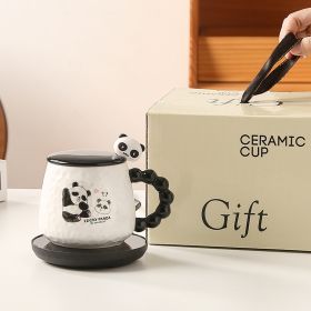 55 Degree Constant Temperature Cup Warm Set Cute Cartoon Panda (Option: 3style-UK)