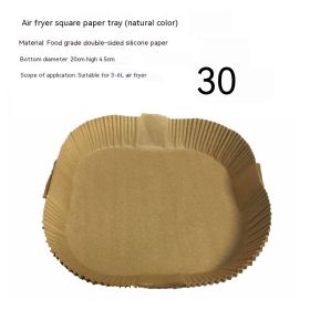 Air Fryer Special Paper Oiled (Option: Square 20CM30 PCs)