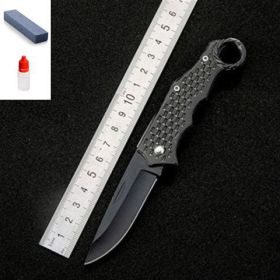 Folding Paw Training Portable High Hardness Self-defense Multi-functional Survival Split Express Cutter (Option: 02Style-Black)