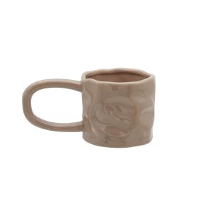 Simple Solid Color Creative Porcelain Cup (Option: Dark Coffee-301to400ml)