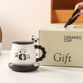 55 Degree Constant Temperature Cup Warm Set Cute Cartoon Panda (Option: 1style-US)