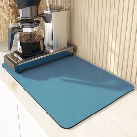 Coffee Maker Absorbent Pads Kitchen (Color: Navy Blue)