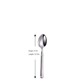 Roman Knife, Fork And Spoon 304 Stainless Steel Thickened (Option: Primary Color Coffee Spoon)