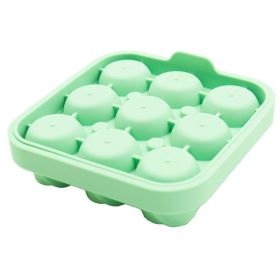 1pc; Frozen Ice Rose Mold; Food Grade Silicone Cork Block Ice Box Ice Cream Maker Household Grinder (Color: Green, Material: )