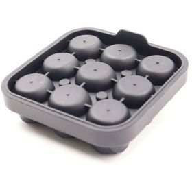 1pc; Frozen Ice Rose Mold; Food Grade Silicone Cork Block Ice Box Ice Cream Maker Household Grinder (Color: Black, Material: )