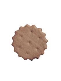 Walnut Coasters Creative Anti-scald Thermal Pad (Option: Round Relief)