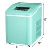 26lbs/24h Portable Countertop Ice Maker Machine with Scoop